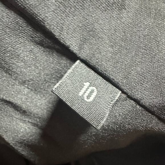 Doncaster Collection Blazer 10 Black Ruffle 3/4 Sleeve Hook&Eye Close - Picture 3 of 11